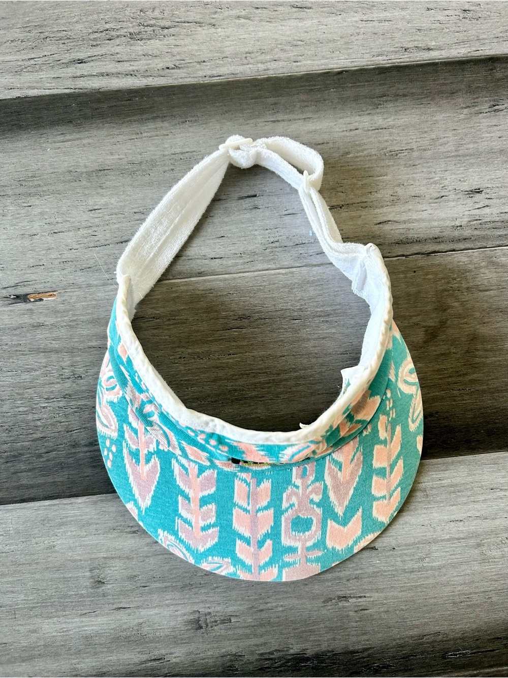 Vintage 1980s Bubbles Swimwear Australia Colorful Printed Sun Visor - Picture 2 of 10